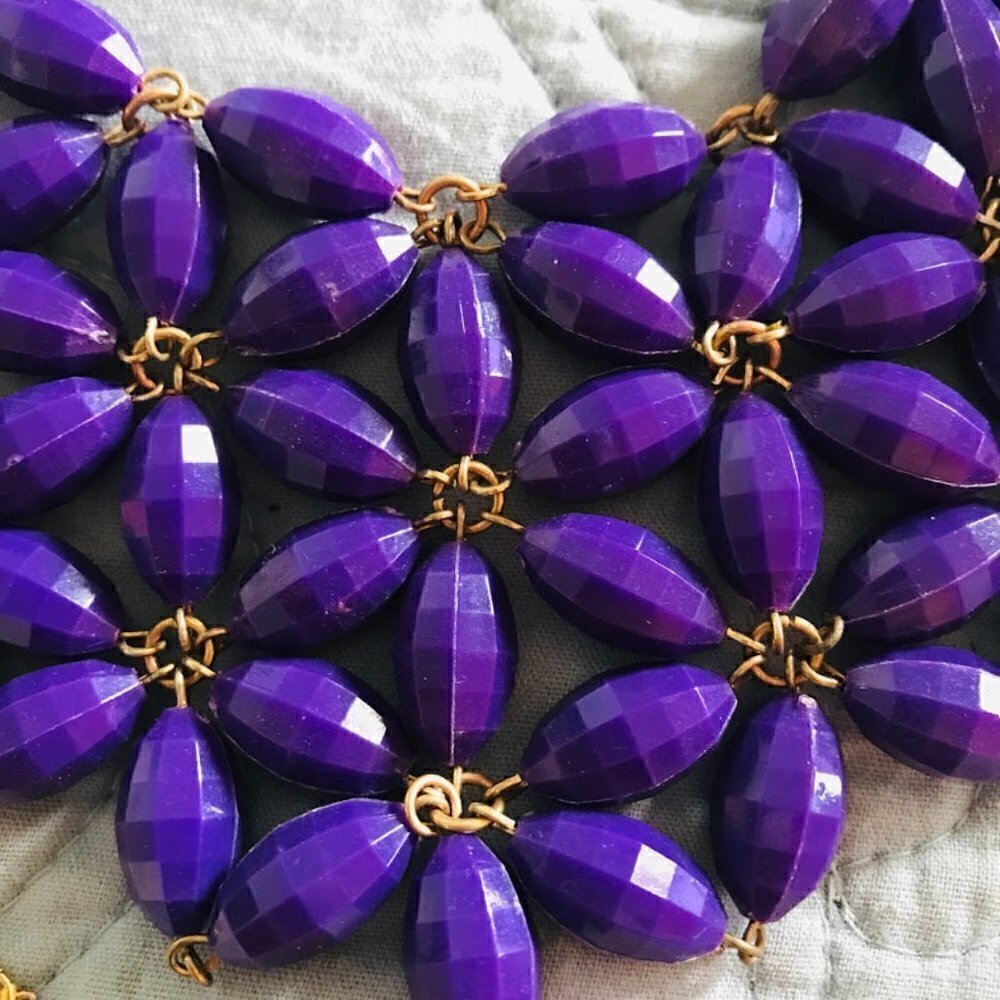 Francesca's Collection Flower Statement Necklace - Picture 2 of 2